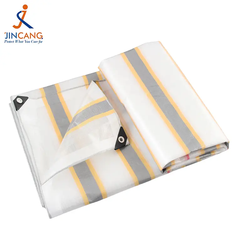 180g urrezko estalitako zilarrezko pe tarpaulina 180g urrezko estalitako zilarrezko pe tarpaulina