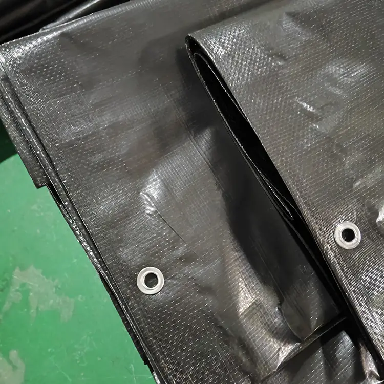 130g Black Birjina Pe Tarpaulin