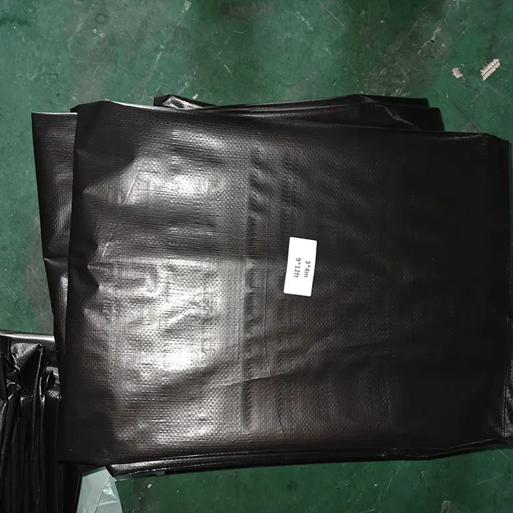 130g Black Birjina Pe Tarpaulin
