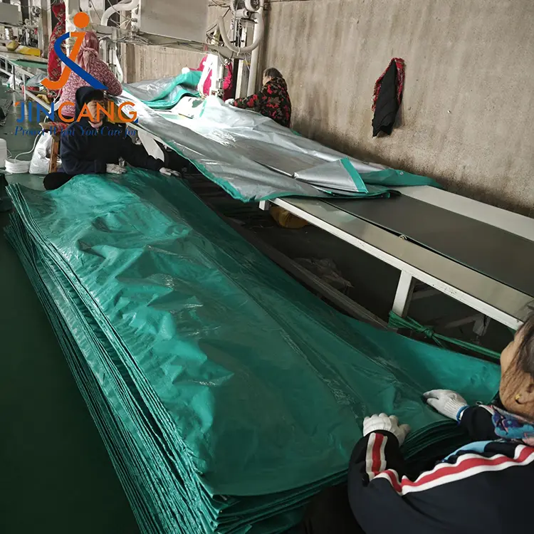 120gsm zilarrezko zilarrezko pe tarpaulina