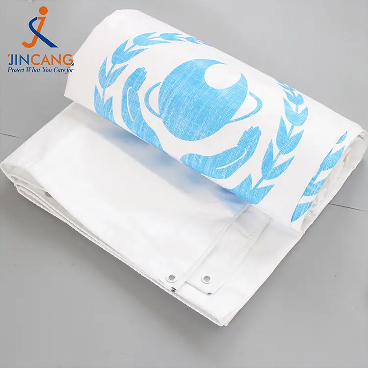 180g zuria Print PE Tarpaulinekin