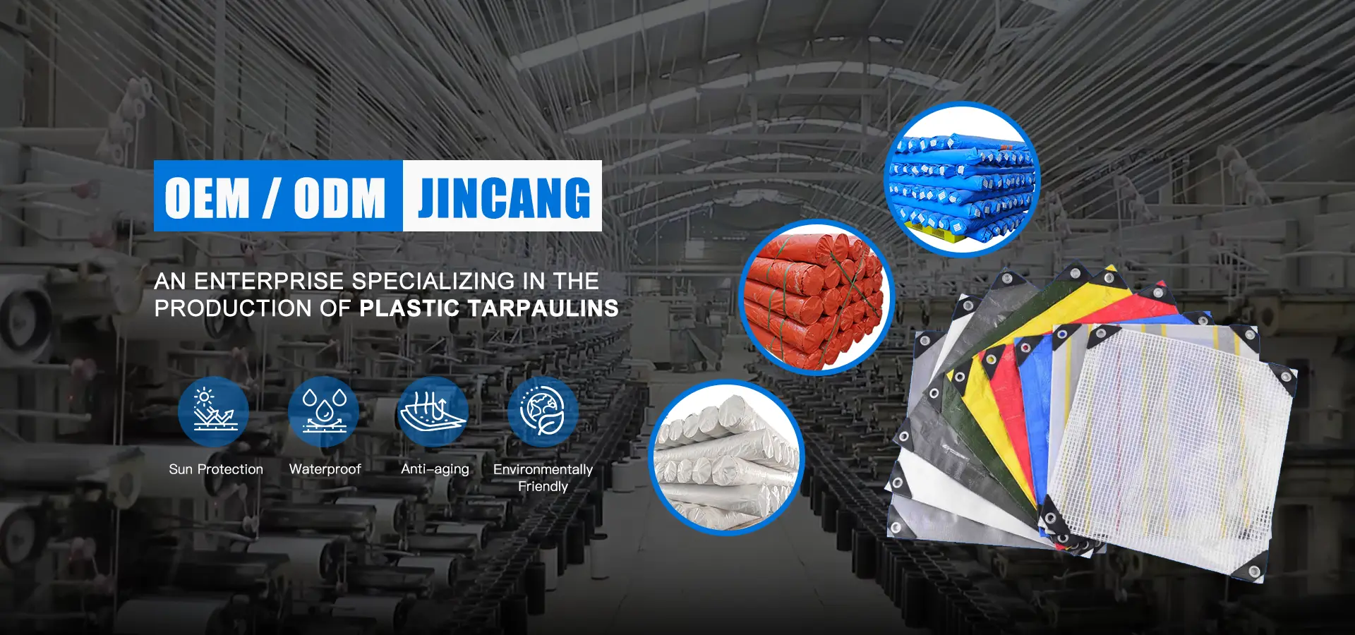 Plastikozko Tarpaulin fabrikatzailea