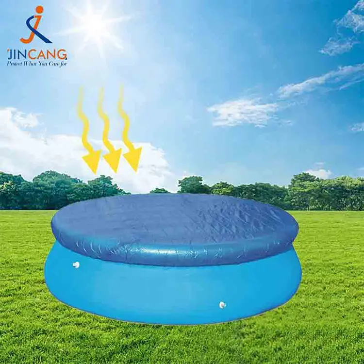 Tarpaulina urdina PE igerilekuko estalkiak